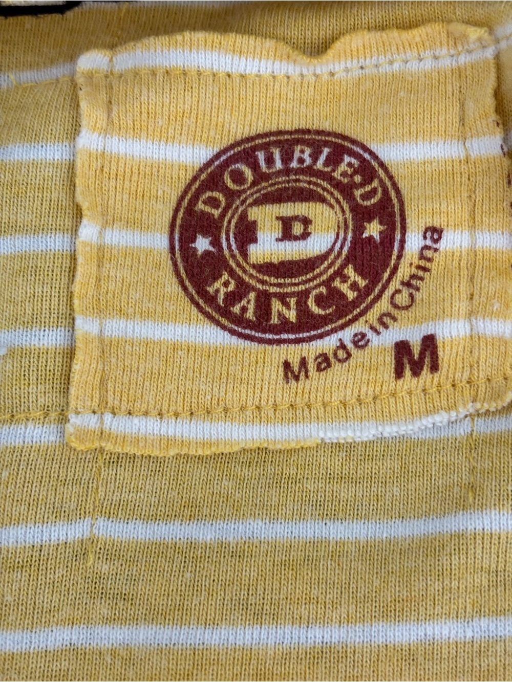Double D Ranch Yellow Embroidered Top - Picture 6 of 8